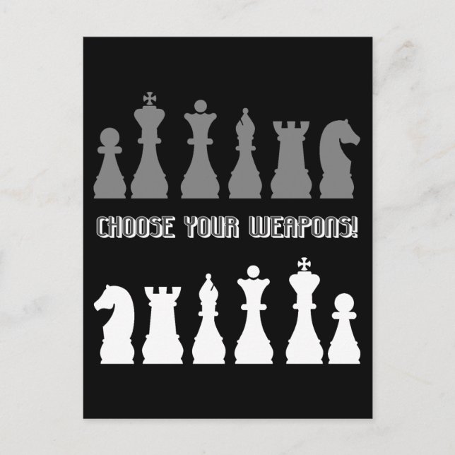 funny chess postcard (Front)