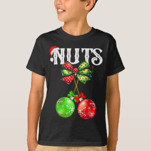Funny Chest Nuts Chestnuts Matching Family Christm T-Shirt