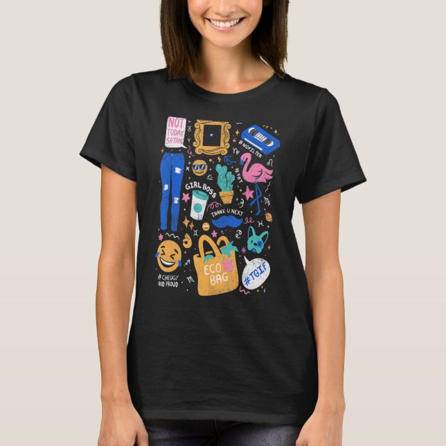 Funny Cheugy And Proud Internet Meme Millennial T-Shirt (Front)