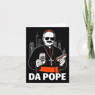 Funny Chicago Pope Leo Xiv Graphic Card