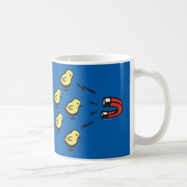 FUNNY CHICK MAGNET MUG (Right)