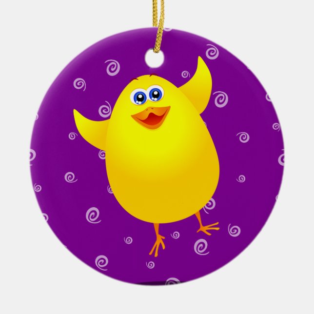 Funny chick, ornament (Front)