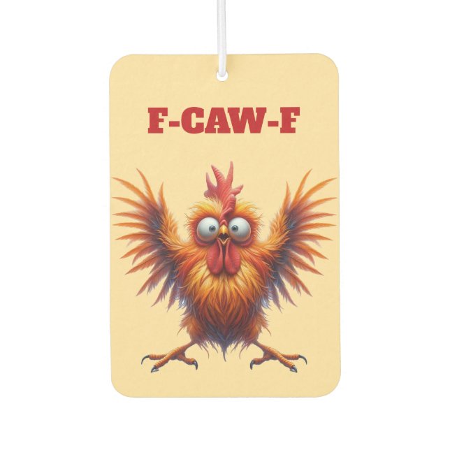 Funny Chicken Air Freshener (Front)