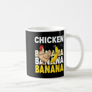 Funny Chicken Banana Dance Meme For Kids & Adu Coffee Mug