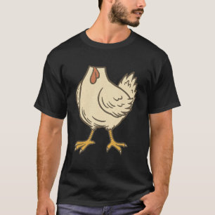 Funny Chicken Body Costume Animal Thanksgiving Hal T-Shirt
