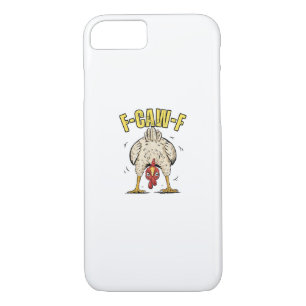 Funny Chicken Butt F-Caw-F Rooster Country Hen Chi Case-Mate iPhone Case