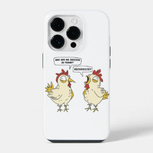 FUNNY CHICKEN CONVERSATION  iPhone 14 PRO CASE