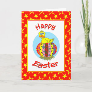 Funny Chicken Easter Card