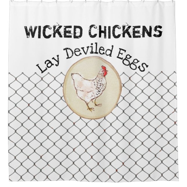 Funny Chicken Egg Novelty Rustic Shabby Farmhouse (Front)