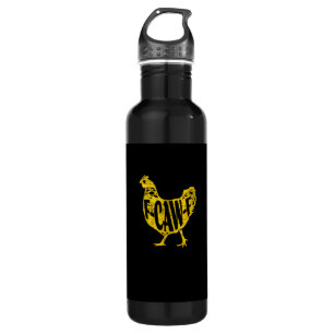 Funny Chicken F-Caw-F Hen Poultry Rooster Coop 710 Ml Water Bottle