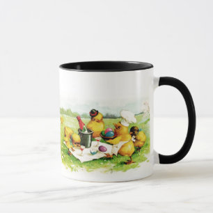 Funny Chicken Family . Easter Gift Mug. Mug