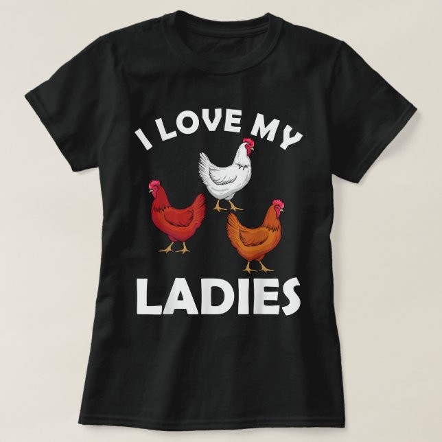Funny Chicken For Men Women Chicken Whisperer Chic T-Shirt (Design Front)
