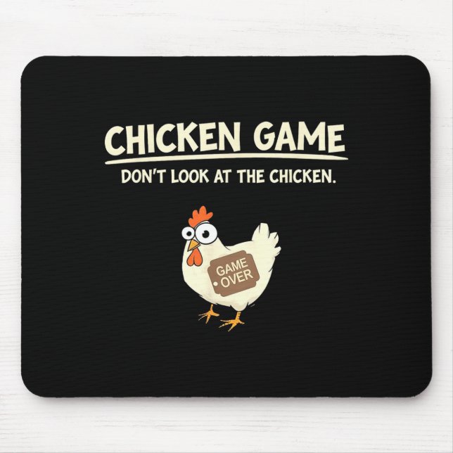 Funny Chicken Game Design Ltd Uni Chicken Game_ Do Mouse Pad (Front)