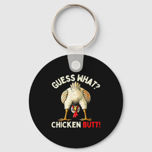 Funny Chicken Graphic Tee Men Women Kids Chicken B Keychain
