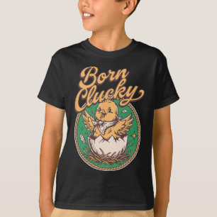 Funny Chicken Heist Coops Boss Don Rooster Born Cl T-Shirt