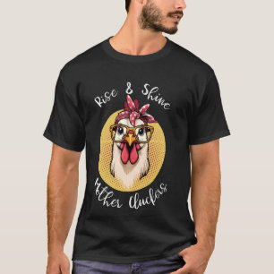 Funny Chicken Hen Rooster Bird Gift for Mom Mommy T-Shirt