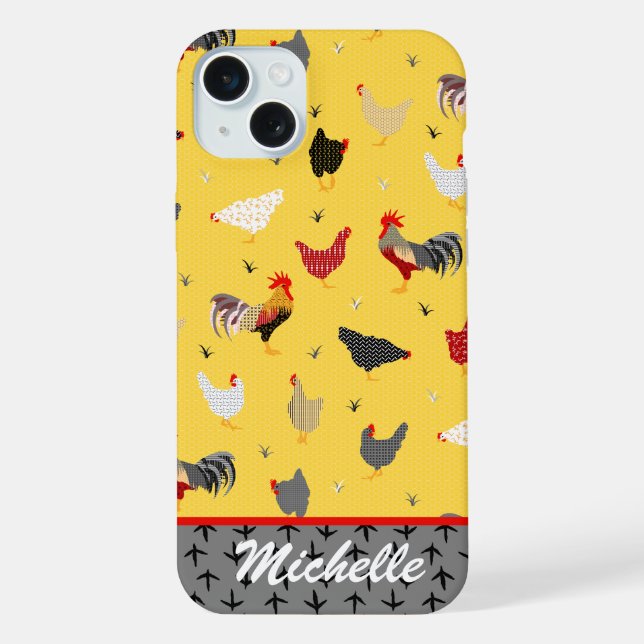 Funny Chicken iPhone Case (Back)