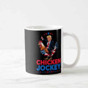 Funny Chicken Jockey Trump Meme Coffee Mug