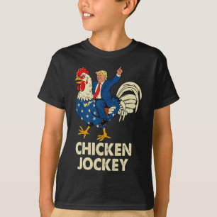 Funny Chicken Jockey Trump Meme For Men Women  T-Shirt