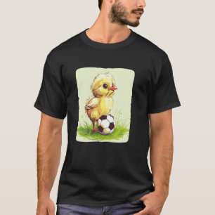 Funny Chicken Kick Costume for Soccer Lovers T-Shirt