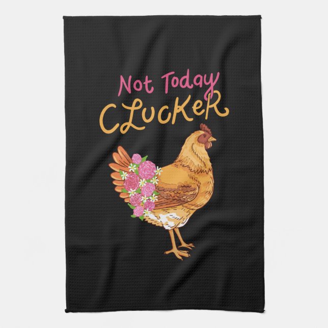Funny Chicken Kitchen Towel (Vertical)