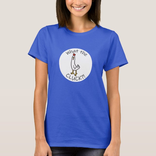 Funny Chicken Line Art  T-Shirt (Front)