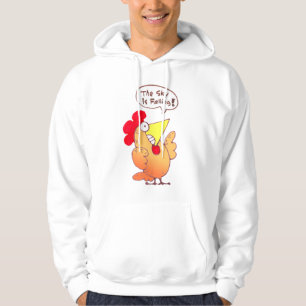 Funny Chicken Little T Shirt   Cartoon Chicken T
