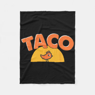 Funny Chicken Meme Trendy Taco Trump Always Chicke Fleece Blanket