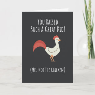 Funny Chicken Mom Cards Humour Humourous Mother He