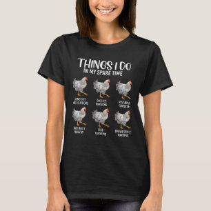 Funny Chicken Mom Farm Cute Family Chicken Girl Fa T-Shirt