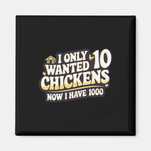 Funny Chicken Mom Queen Of The Coop Ckyard Chicken Magnet