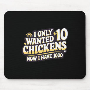 Funny Chicken Mom Queen Of The Coop Ckyard Chicken Mouse Pad