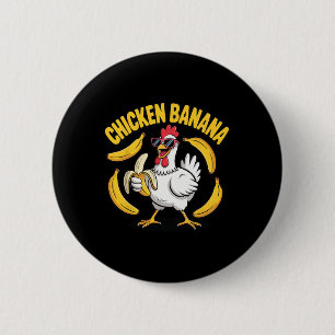 Funny Chicken Nana Men Women Kids Design 2 Inch Round Button