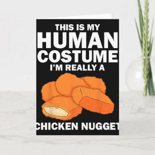 Funny Chicken Nugget Costume For Kids Fashion Nugg Card
