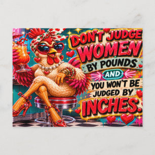 Funny Chicken Postcard