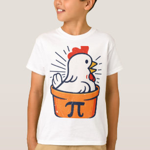 Funny Chicken Pot Pi Day Math Geek Gift T-Shirt