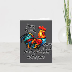 Funny Chicken Quote Card