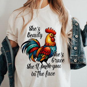  Funny Chicken Quote T-Shirt