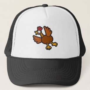 funny chicken trucker hat