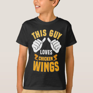 Funny Chicken Wings Lover Saying Hot Wing T-Shirt