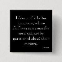 Funny Chickens Crossing Magnet