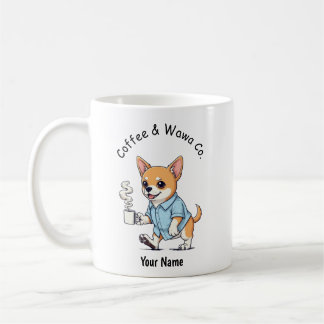 Funny Chihuahua dog Business Suit Coffee Mug