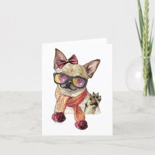Funny Chihuahua Dog  Save The Date Announcement