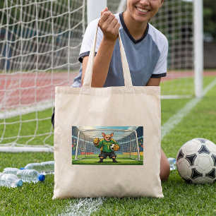 Funny Chihuahua Dog Soccer Goalie Tote Bag