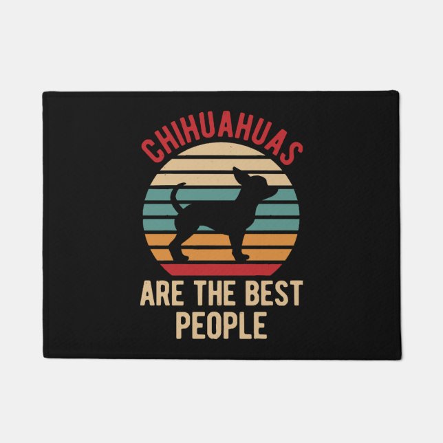Funny Chihuahua Dogs Gift Doormat (Front)
