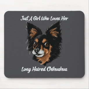 Funny Chihuahua Just A Girl  Mouse Pad