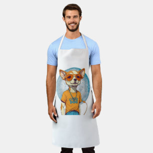 Funny Chihuahua Kitchen Towel –Cool Dog Lover Gift Apron