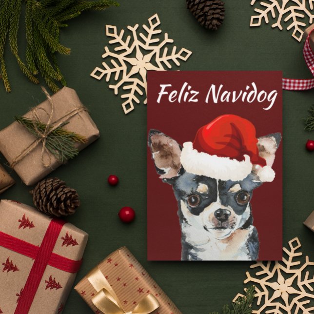 Funny Chihuahua Lover  Holiday Card (Creator Uploaded)