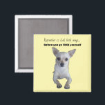 FUNNY CHIHUAHUA  MAGNET<br><div class="desc">Great gift for any ex!</div>
