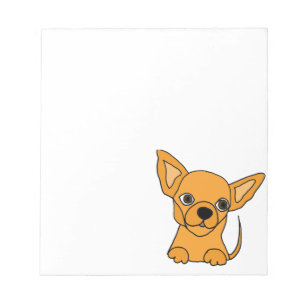 Funny Chihuahua Puppy Dog Notepad